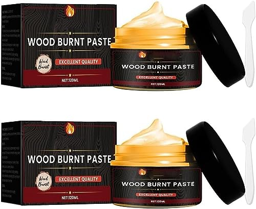 Pâte brûlée au bois Arts et artisanat Gel de combustion du bois, Artisanat du bois Marqueur approprié pour la combustion du bois, Brûlez avec précision et facilement des motifs sur le bois et les arts