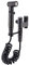 Taps de bidet, 1 en 2 válvula de control dual 1 en 2 grifo de inodoro para lavadora para baño de bidet negro