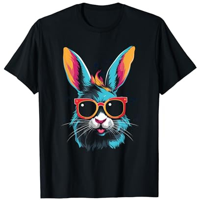 Osterhase Retro Ostern T-Shirt