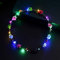 Serre-tête lumineux à DEL pour femme et fille avec fleurs clignotantes pour bal masqué, fête, bandeau lumineux pour porte d'entrée