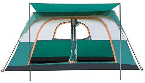 NOALED Automatisches Zelt im Freien, Zwei Schlafzimmer, eine Halle, 8–12 Personen, Familie, regensicheres Zelt, Doppel-Mehrpersonen-Wildcamping