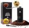GRINDCRAFT Premium-Kaffeemühle mit titanbeschichtetem Edelstahl-Fräsmühle für Kaffeebohnen, Espresso, französische Presse und Mokkakannen. Großes Fassungsvermögen von 40 g