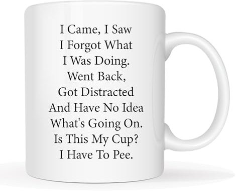 This Funny Coffee Mug for The Elderly, 11Oz / Tea Cup, Senior Citizens Mug, for Senior Women and Men, Birthday, Mother's Day, Father's Day, Christmas
