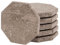 Radicaln Marmor-Untersetzer-Set, 8,9 cm, handgefertigt, Stern-Untersetzer für Getränke, ideale Getränke-Untersetzer, für Tafeldekoration, Ozeanisch, 6 Stück
