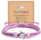 EUYRVAW Armband mädchen armbänder kinder Einhorn kinderarmband Armbänder mit Verstellbarem Geflochtenem Seil armbänder für kinder mädchen einhorn geschenke freundschaftsarmbänder kinder