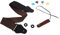 MUELODSIC 1 Set Guitar Strap Neck Strap Set Guitar Rack Adjustable Guitar Strap Cable Bass Fret Strap Button Locks Hanger Camera Strap Kit Guitar Instrument Strap Guitar Belt Strap Locks Abs