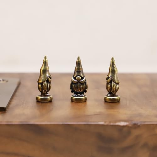 RillyRellow Hinge Head Gnome, Hinge Decorative Topper, Miniature Magnetic Figurine Door Decor, Whimsical Quirky Home Decor, Miniature Lover Gift, Cute Gnome Decor (3 per Set)