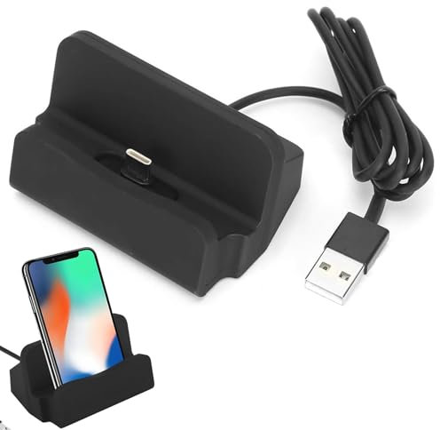 Stazione Di Ricarica Con Cavo 1m,Supporto Cellulare Da Tavolo,Base Ricarica,Caricatore Da Tavolo,Compatibile Con Huawei P20 Pro E Altri Dispositivi Usb-C.