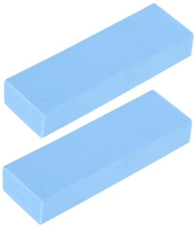 HEATSHAKING 2pcs Suede Cleaning Eraser Kit Portable Rubber Block Shoe Brushes for Sneakers and Suede Footwear Durable Effortlessly Removes Dirt and Stains