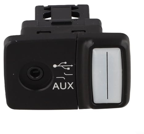 Homeponnew Interfaccia USB Aux per Lettore Multimediale Compatibile con Fiat 500 2007-2012 Panda 2012-2016 Punto Evo Grande Linea Ricambio OEM 735547937 Adattatore Audio in ABS Resistente
