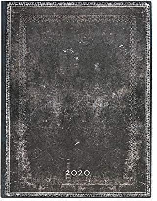 Paperblanks 12 Monate Softcover Flexis-Kalender 2020 Mitternachtsstahl | Vertikal | Ultra (180 × 230 mm)