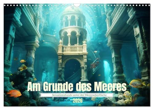 Am Grunde des Meeres (Wandkalender 2026 DIN A3 quer), CALVENDO Monatskalender: Sensationen unter der Meeresoberfläche (CALVENDO Wissenschaft)