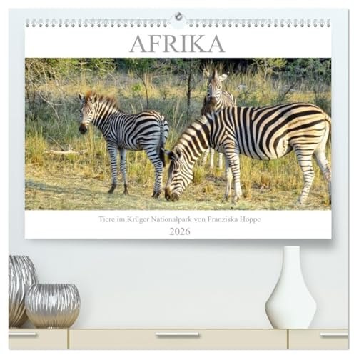 Afrika - Tiere im Krüger Nationalpark (hochwertiger Premium Wandkalender 2026 DIN A2 quer), Kunstdruck in Hochglanz: Eine Safari durch die afrikanische Tierwelt. (CALVENDO Tiere)
