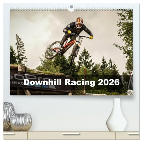 Downhill Racing 2026 (hochwertiger Premium Wandkalender 2026 DIN A2 quer), Kunstdruck in Hochglanz: farbig, actionreich, spannend, querformat (CALVENDO Hobbys)