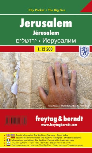 freytag & berndt Innenstadtplan Jerusalem 1:12.500: City Pocket + The Big Five