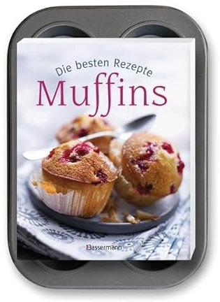 Muffins-Set: Die besten Rezepte: Buch und passendes 6-er Muffinsbackblech