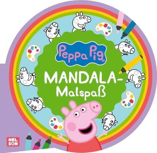 Peppa Wutz Ausmalbilder: MANDALA Malspaß