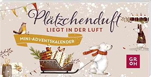 Plätzchenduft liegt in der Luft: Mini-Adventskalender | 24 Botschaften voller Nostalgie – Ein liebevoller, kleiner Begleiter durch die Adventszeit
