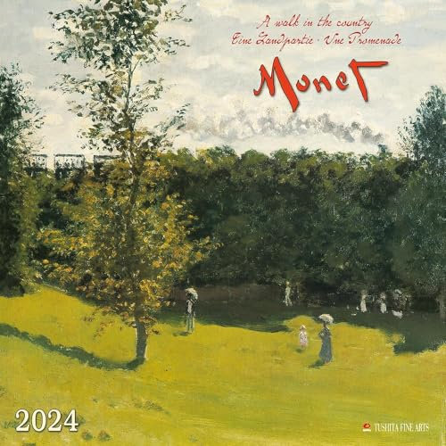 Claude Monet - A Walk in the Country 2024: Kalender 2024 (Tushita Fine Arts)