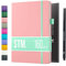 Notizbuch A5 Dotted Bullet Journal Buch und Stift - Gepunktet - Scribbles That Matter Notebook A5 - Auslaufsicheres 160g dickes papier, 150 Seiten, Hardcover Bujo, Hardcover Dot Grid note book