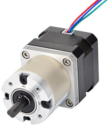 STEPPERONLINE 27: 1 engranaje planetario Nema 17 motor paso a paso / engranaje 12 V diámetro del eje Φ6 mm longitud 33 mm para fresadora 3D / CNC
