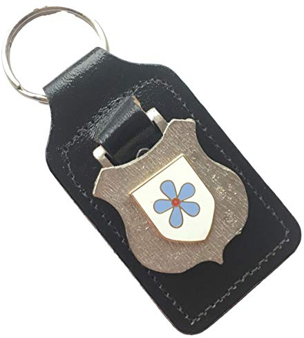 Vergissmeinnicht Blumen Freimaurer Orden Emaille verziert Schlüsselanhänger mit Geschenk Tasche