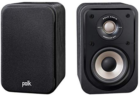 Polk Audio Signature S10E Surround Lautsprecher, HiFi Lautsprecher für Musik und Heimkino Sound, Uni-Pole Lautsprecher, 20 - 100 Watt, 8 Ohm, High Res, 72Hz - 40kHz (Paar)