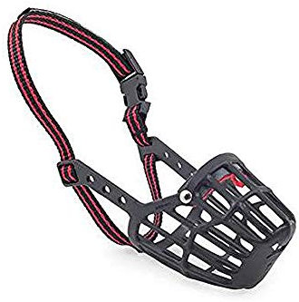 Anjing Muselière en Plastique Style Panier pour Chien Empêche Les morsures et Les mastications indésirables en Toute sécurité