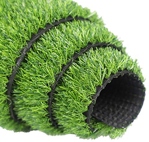 Kunstrasen, Drainagelöcher Faux Gras Teppich Teppich for Haustiere Balkon Garten Decor Customized Größen (Size : 2x0.5m)
