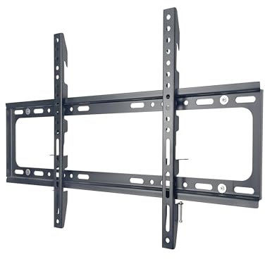 L-LINK TV wall mount for 37 to 70 screens | VESA 600x400 mm TV wall mount | Wall monitor support for up to 40kg load | Slim design at 19.5 mm
