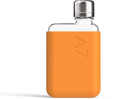 memobottle A7 Silikonhülle – Mandarine (Nur Hülle)