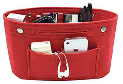 YXBQueen Taschenorganizer Filz für Damen Handtaschen Organizer Tasche Leicht Bag in Bag für Groß Shopper Taschen Organisator Filz für Frauen Handtaschen