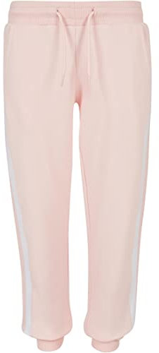 Urban Classics Damen Girls College Contrast Sweatpants pink/White/pink, 122/128