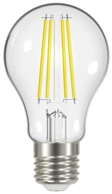 Arcchio 1x E27 LED Lampe 3,8W, besonders effizient Energieklasse A klar Glas warmweiss 2700K 806 Lumen nicht dimmbar Ersatz für ca. 60W Glühbirne Filamentlampe