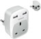 UK to Swiss Plug Adapter, TESSAN Plug Adapter for Switzerland with 2 USB (1 USB C), Grounded Type J Swiss Power Adapter Plug, Swiss Travel Adaptor for Jordan, Liechtenstein, Madagascar, Rwanda