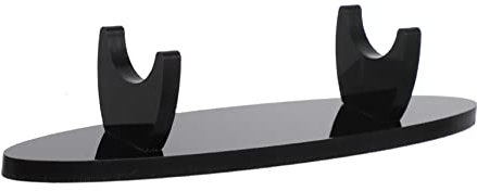 PLAFOPE Acrylic Pen Stand Black Acrylic Pen Holder Fountain Makeup Holder Desk Display Stand Plastic Paintbrush Drying Rack Makeup Brush Ballpoint Pencil Rack Organizer for Home Office