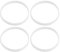 Jerliflyer Gummidichtungsdichtung, 10 cm Weiße Gummidichtungs-O-Ring-Dichtung Für Entsafter-Mixer-Ersatz, Dichtungs-O-Ring-Dichtung
