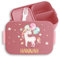 Kinder Bento Box Midi für Mepal Bentobox - Einhörner - Brotbox süßes Einhorn Lunchbox Unicorn Mädchen Geschenk Schulanfang I - 900 ml - Rosa - brotdose name personalisierte brotboxen