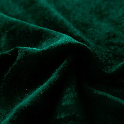 Wambere 100cm x 160cm Tela de Medida Telas para Vestir Tela para Coser, Telas para Manualidades, Telas Decorativas para DIY Artesanía Manualidades Cortina de Telón Ropa Decoración Festiva, Verde