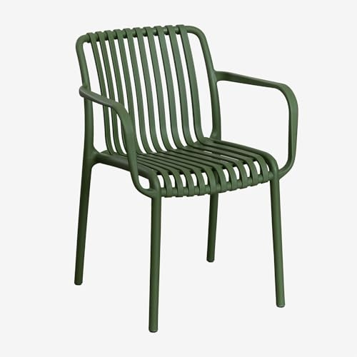 SKLUM 4er-Pack Wendell-Gartenstühle aus Polypropylen mit Armlehnen -