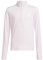 adidas Girl's GOTO PZ 1/4 Zip Longsleeve TEE, Clear Pink/White, 11-12 Years
