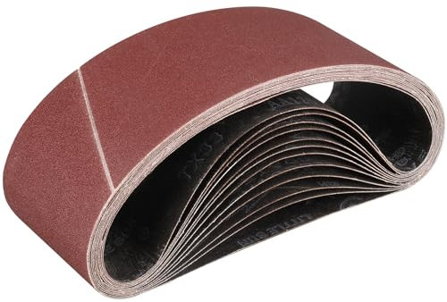 STEBRUAM Sanding Belt 100 x 610 mm,12PCS 120 Grit