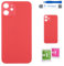 Globalstock Vitre arrière de Cache Batterie pour iphone 12 Mini Remplacement - Coque Cache Batterie Compatible Rouge + adhésif et Kit Outils