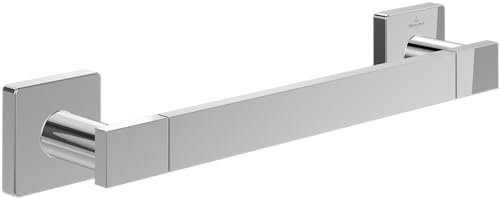 Villeroy & Boch Elements - Striking Haltegriff, Haltegriff Bad für Wandmontage, Haltegriff für Dusche und Badewanne, Badewannengriff 360 x 72 x 60 mm, Chrom