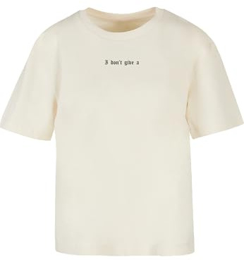 Miss Tee Damen I Don't Give A F Tee whitesand, M