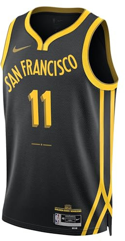 Nike Herren NBA City Edition Swingman Jersey Basketball Trikot Farbe: Warriors/Thompson/Black (010); Größe: XL