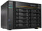 Asustor Lockerstor 10 Gen3 AS6810T, 10 Bay NAS, AMD Ryzen Quad-Core 2.3 GHz, 16GB RAM ECC DDR5, 4 M.2 NVMe Slots, 2 5GbE & 2 10GbE Port, USB4 Type-C, Network Attached Storage (Senza dischi)
