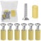 6 Sets Gitarren Tonabnehmer Schlauch und Schrauben, 3,5x22mm E-Gitarre Single Coil Pickup Schraube, Tonabnehmer Befestigungs Schrauben für Single Coil, Tonabnehmer Montageschlauch für E-Gitarre