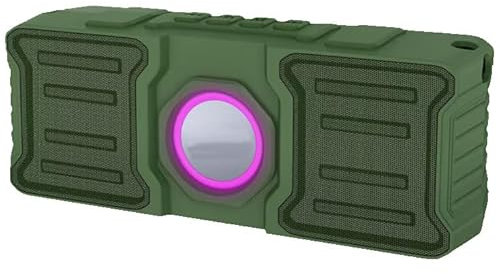 Altoparlante wireless portatile con suono stereo e bassi potenti, Bluetooth 5.0, impermeabile IPX7, doppio accoppiamento, equalizzatore - per casa, doccia, all'aperto, spiaggia, feste