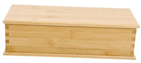 Alipis Porta-bacchette Naturale Riutilizzabile - Porta-posate Da Cucina Con Coperchio